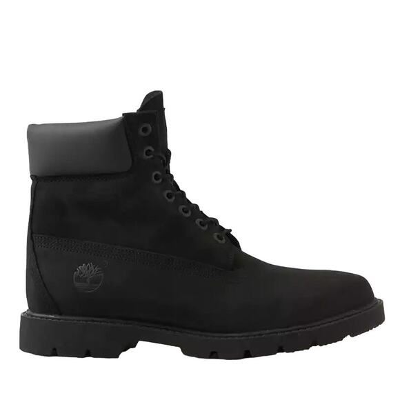 Timberland 6" Icon Boot Suede Helcor Leather Primaloft Waterproof Black 6.5 - Picture 1 of 9